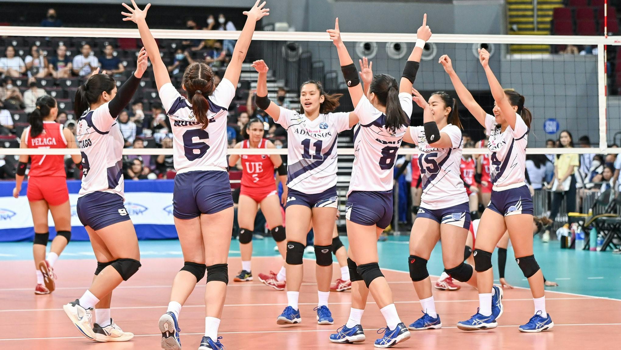 Host Adamson trounces UE to open UAAP Season 85 women